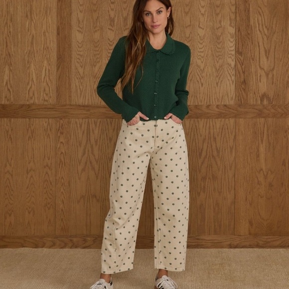 Rylee + Cru Denim - Rylee + Cru Barrel Denim Mini Daisy